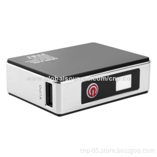 Universal Power Bank for iPhone and Other Smartphones, 5,200mAh Capacity, 5V DC/1,000mA Input